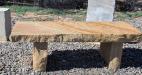 New Mexico Travertine :: Stone Bench